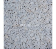 Щебень белый мраморный сеяный 5-10 мм